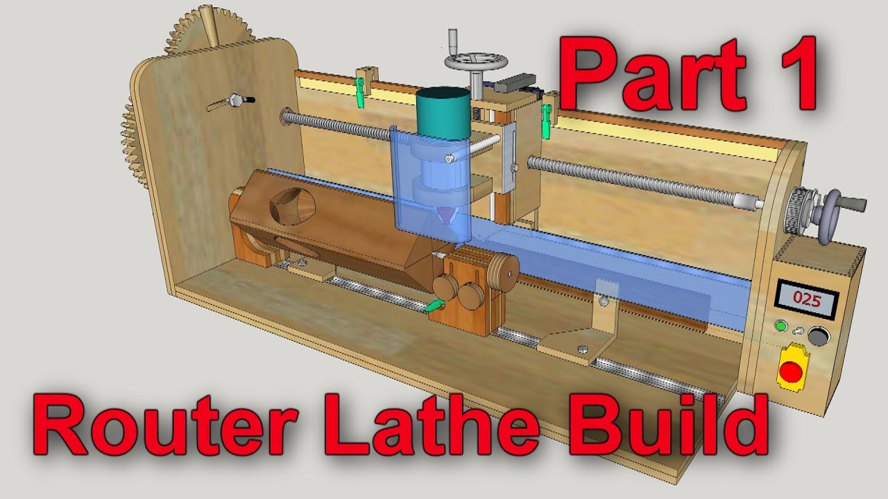 Router Mill/Lathe Build part 1 (parts preparation)