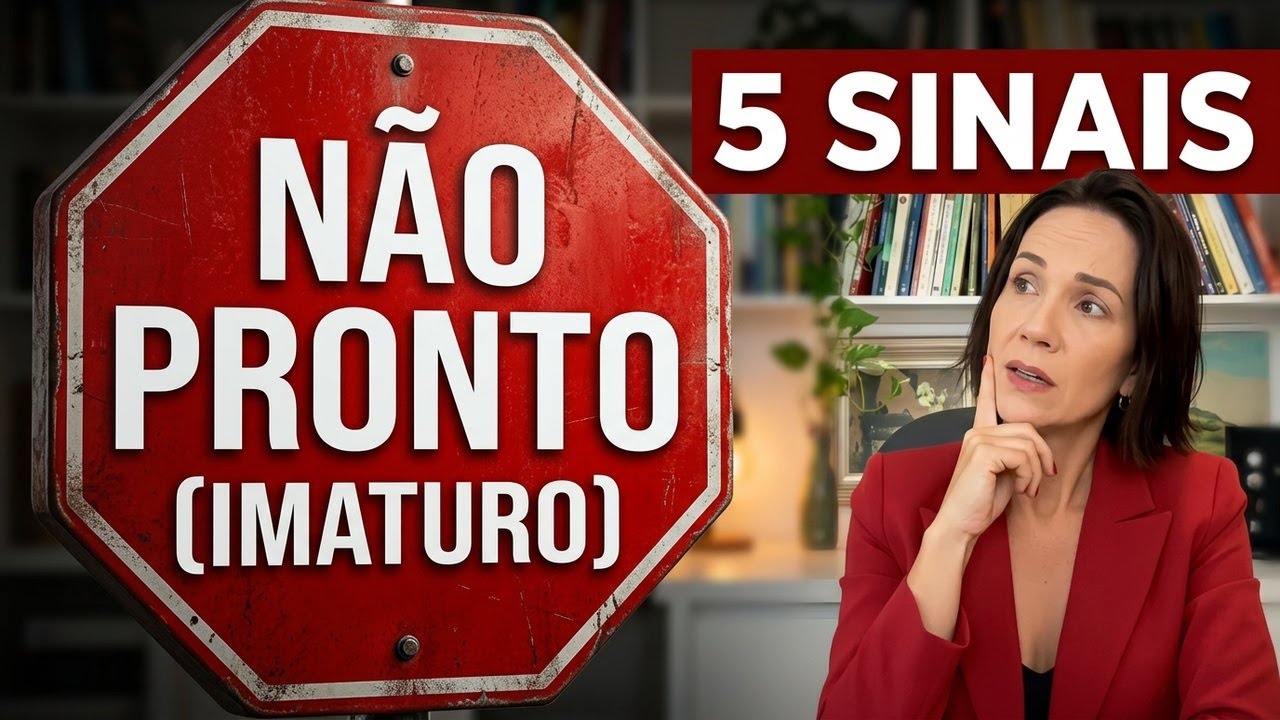 Ele Não Está Pronto: 5 Sinais de um Homem Emocionalmente Imaturo (Psicanálise)