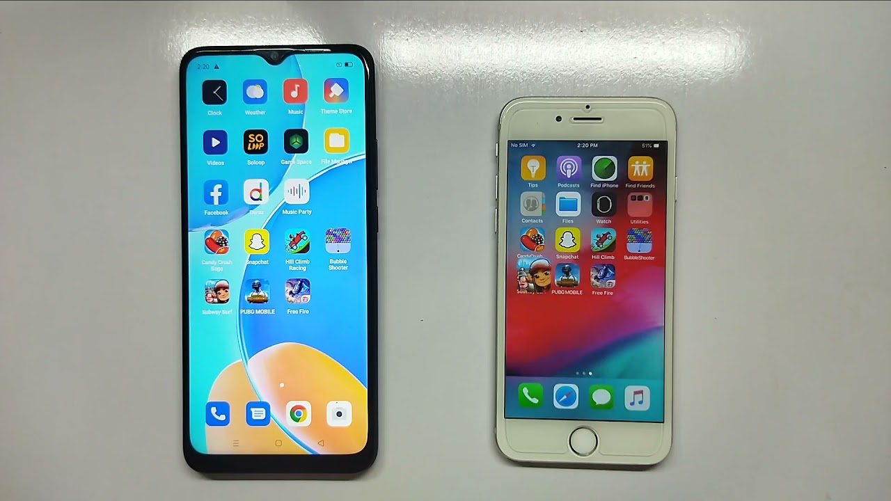 oppo a15s vs iphone 6s | speed test! pubg, free fire, codm | camera, iphone 6s plus pubg test | pubg