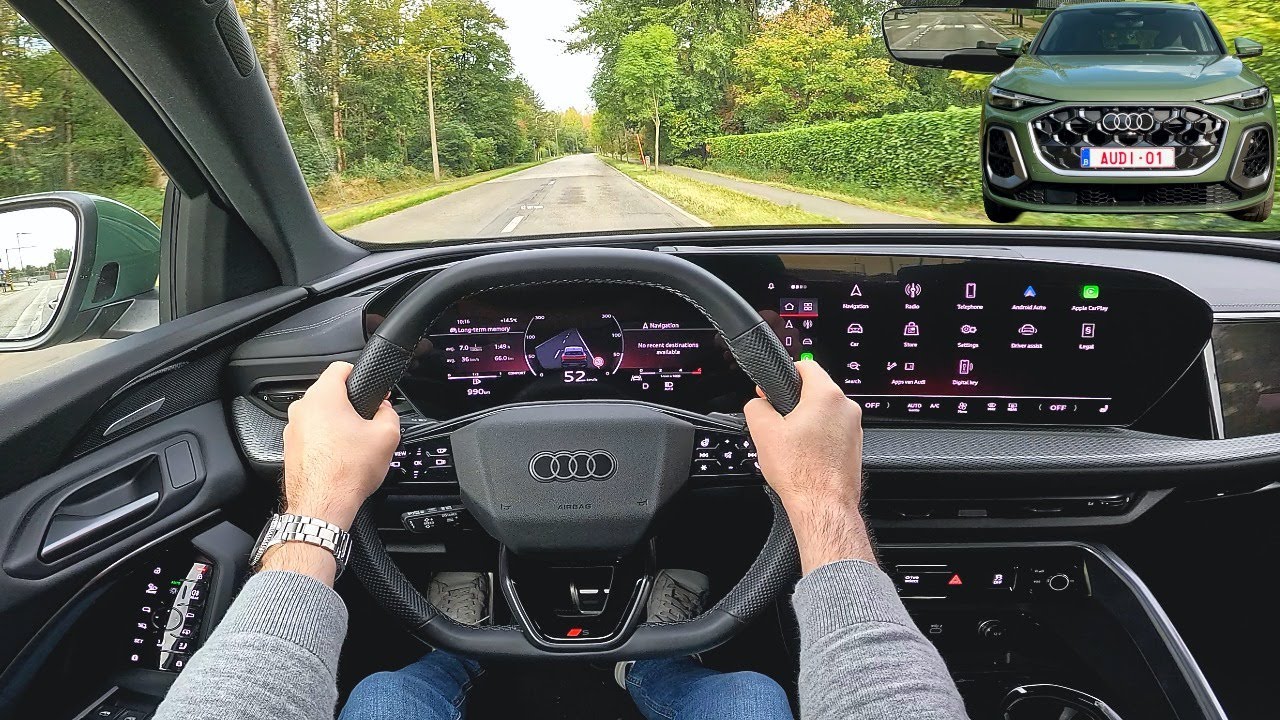Audi Q5 Sportback 2026 POV Test Drive | S line TDI quattro 204 hp AWD