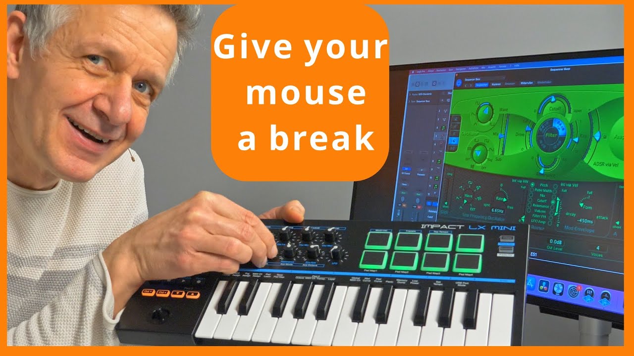 Top DAW Integration - Nektar Impact LX Mini MIDI Controller Keyboard