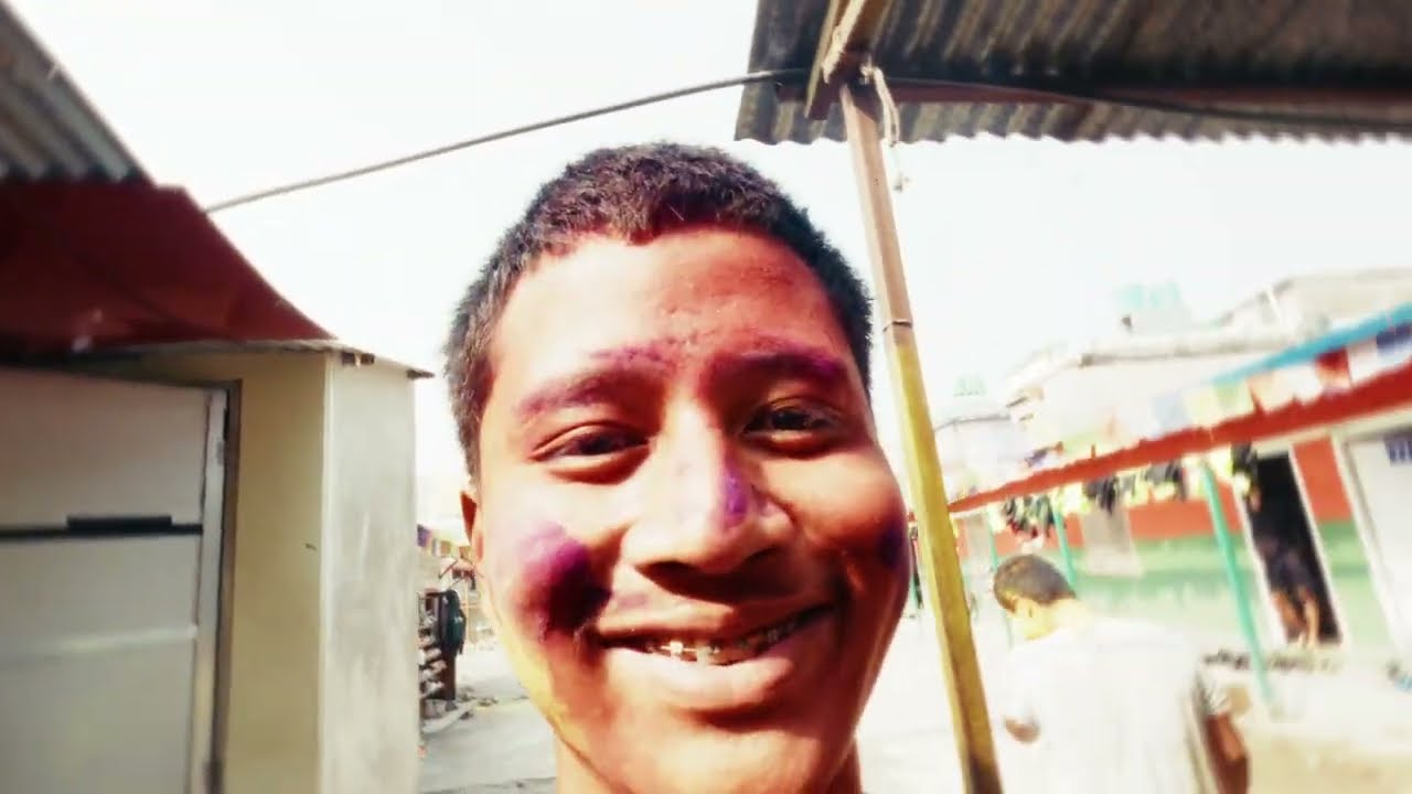 Intake 2027 first HOLI celebration at HOSTEL🔥