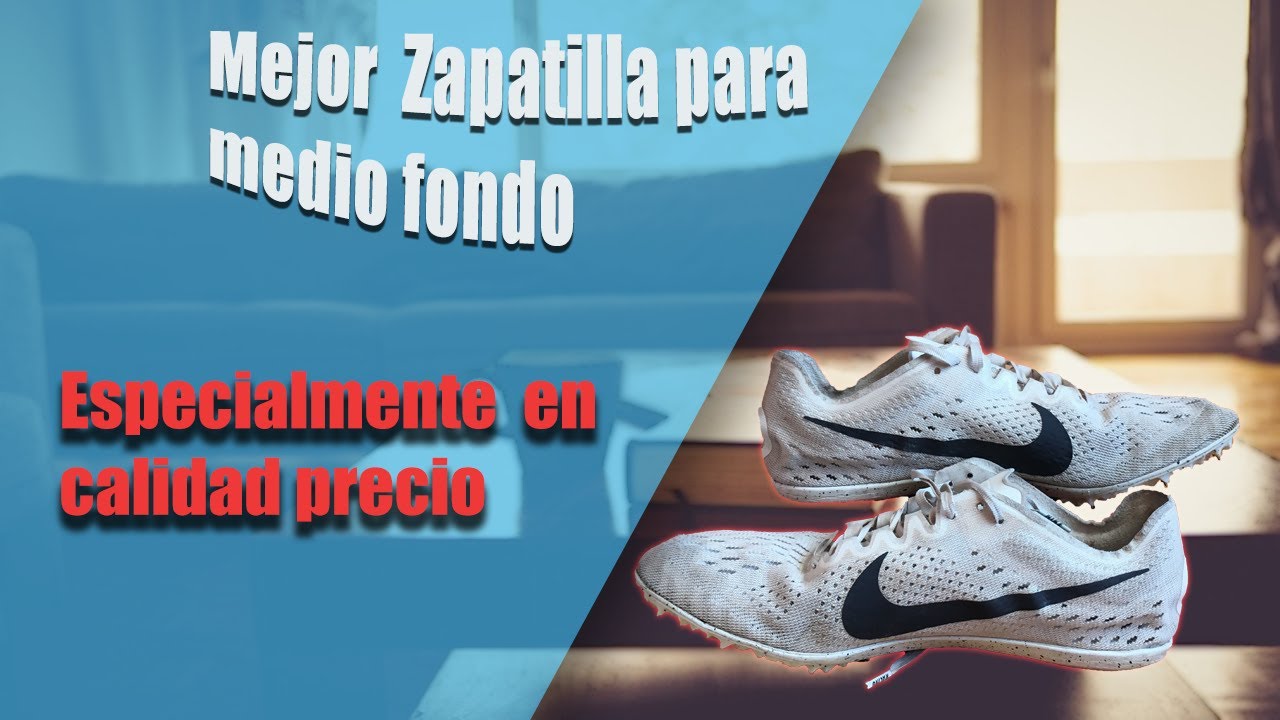 💯Mejor zapatilla para medio fondo en pista🏃