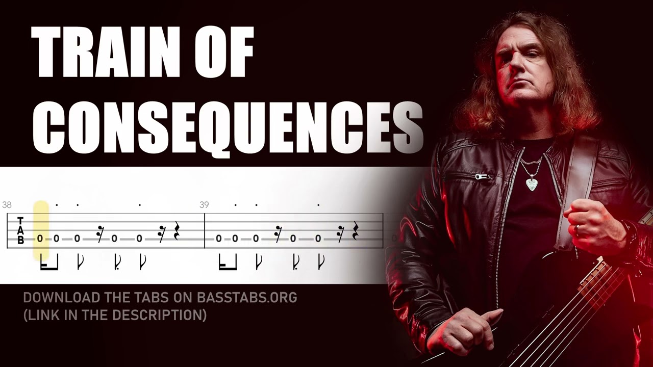 Megadeth Train of Consequences ISOLATED BASS + TABS