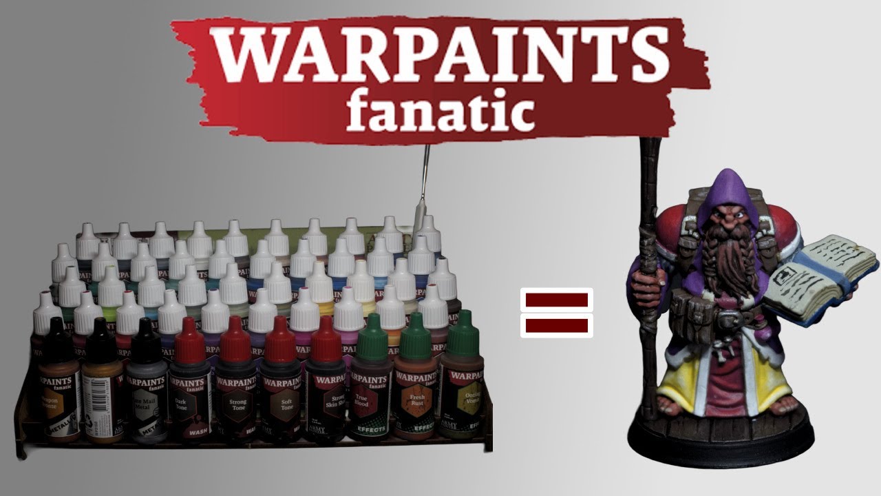 Trying out the new Army Painter Fanatic paints to paint my DND character