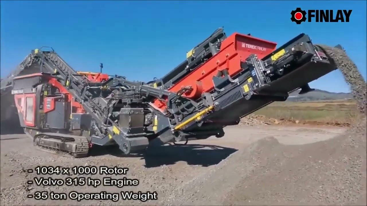 🚧 Terex Finlay IC-110RS Compact Impact Crusher – Power Meets Precision 🚧