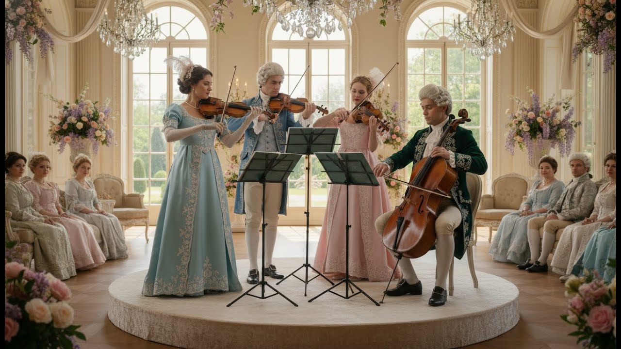 1 hour of Bridgerton music / Instrumental string quartet / no vocals