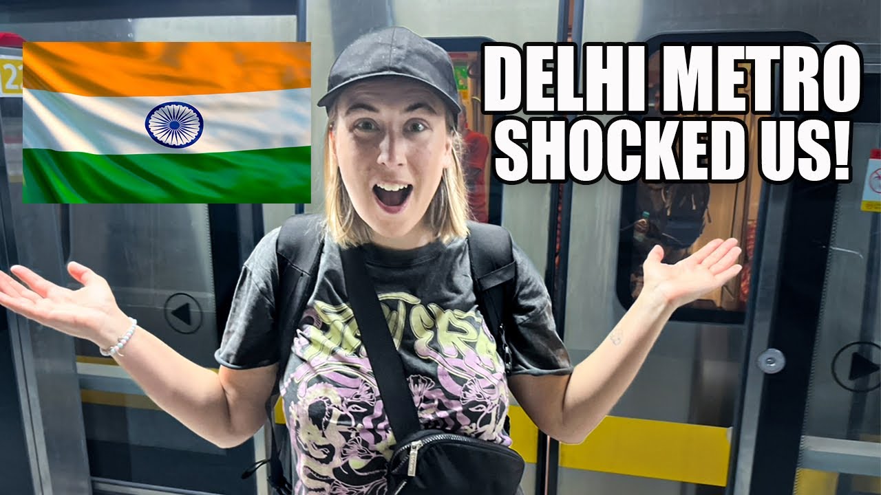 Nobody Told Me That Delhi, India Had A WORLD CLASS Metro! 🇮🇳 हिंदी उपशीर्षक