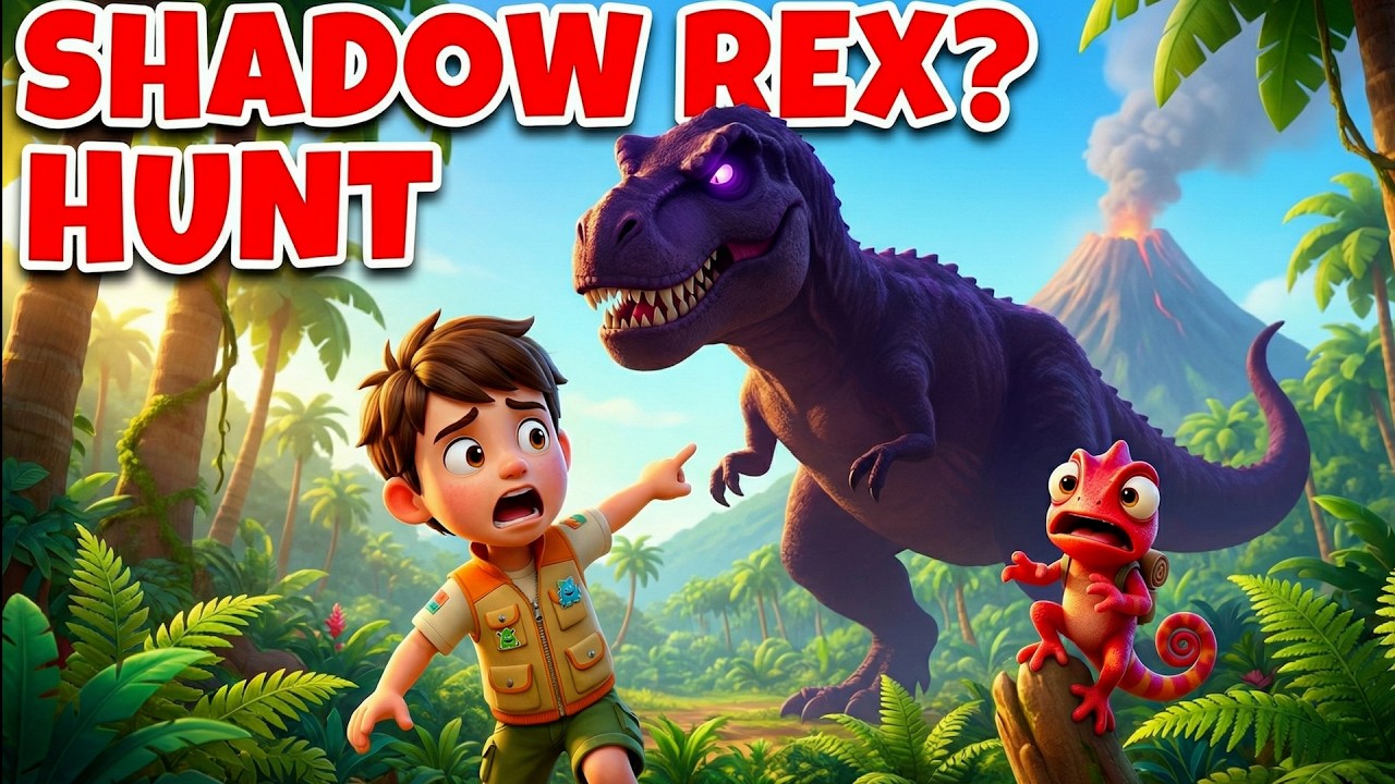 We're Going on a Dinosaur HUNT! 🦖 | Shadow Rex Adventure | Interactive Brain Break | Ranger Rio