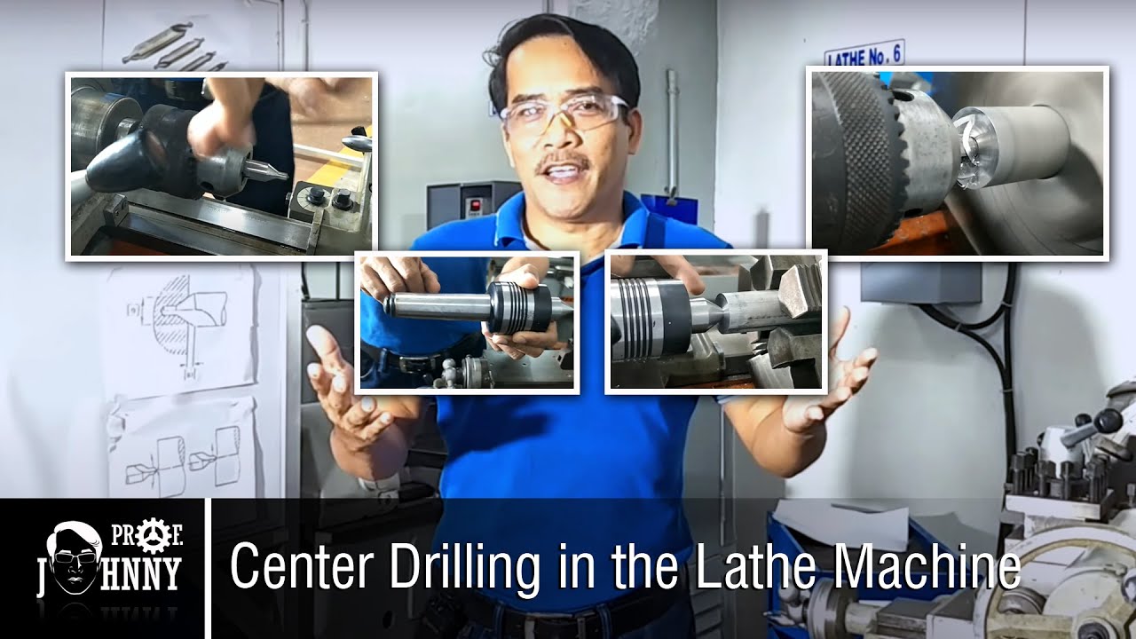 Center Drilling in the Lathe Machine