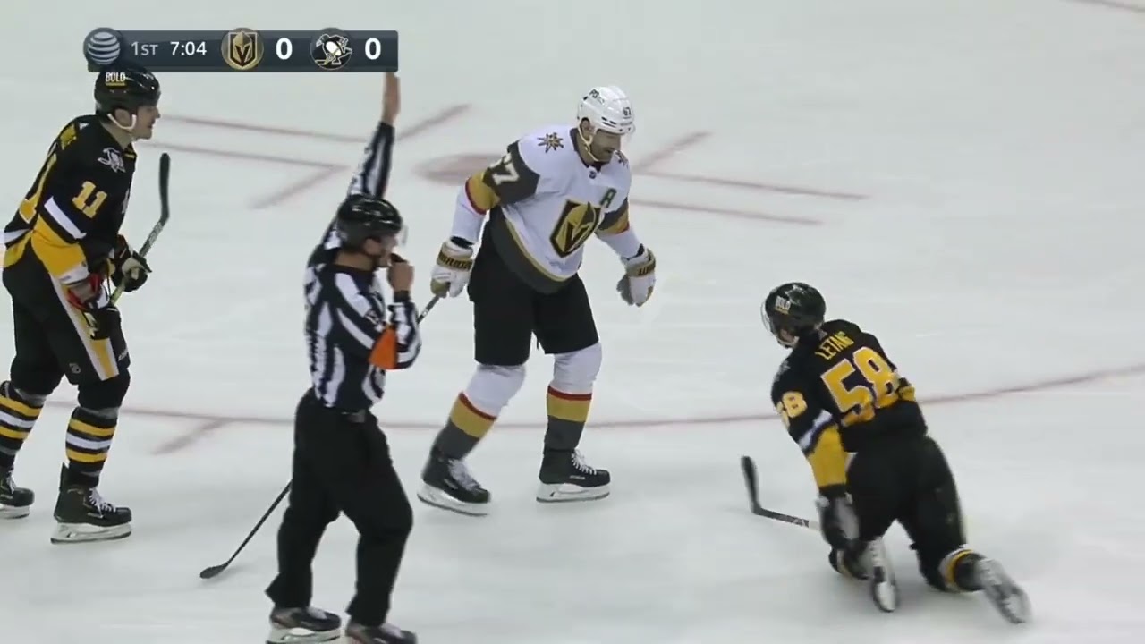 Max Pacioretty punches Kris Letang after play