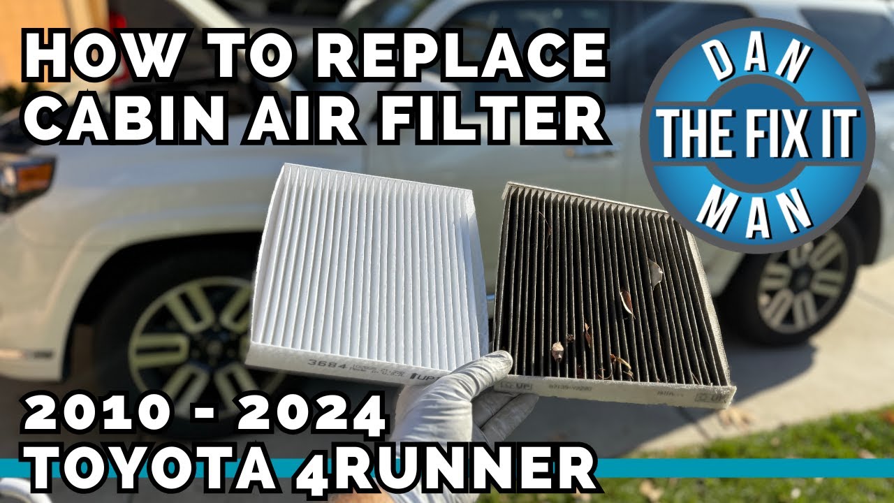 2010 - 2024 Toyota 4Runner Cabin Air Filter Replacement! - EASY DIY!  - Don't Pay Anyone To Do This!