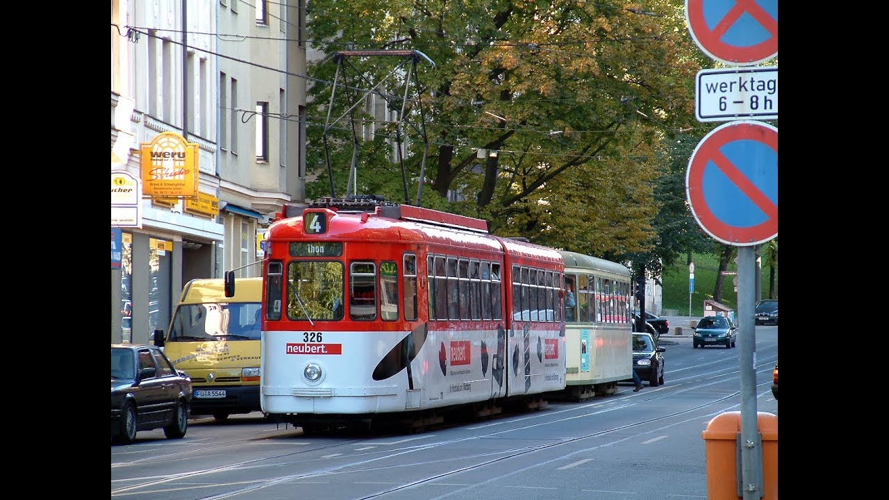 Historische Straßenbahn Nürnberg 🇩🇪 • Linie 4 (GT6/N8) • Kompletter Streckenverlauf