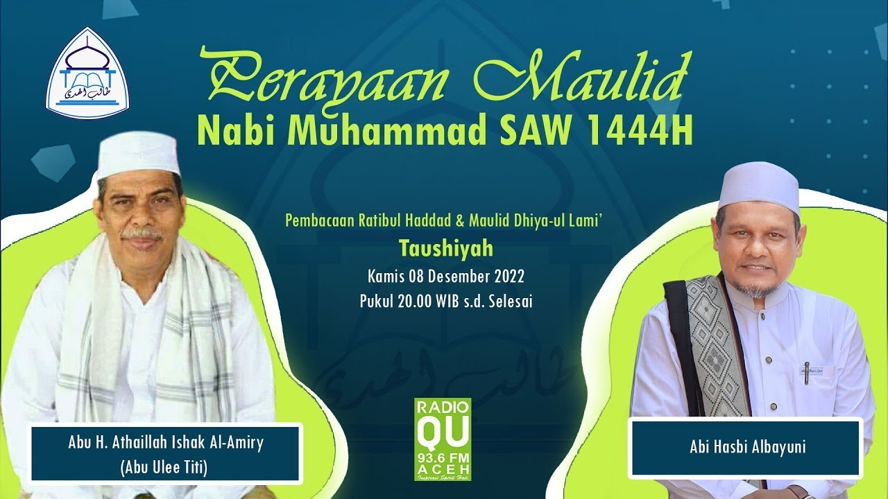 🔴 LIVE - Ceramah Abu Ulee Titi  | Maulid Nabi Besar Muhammad SAW 1444 H