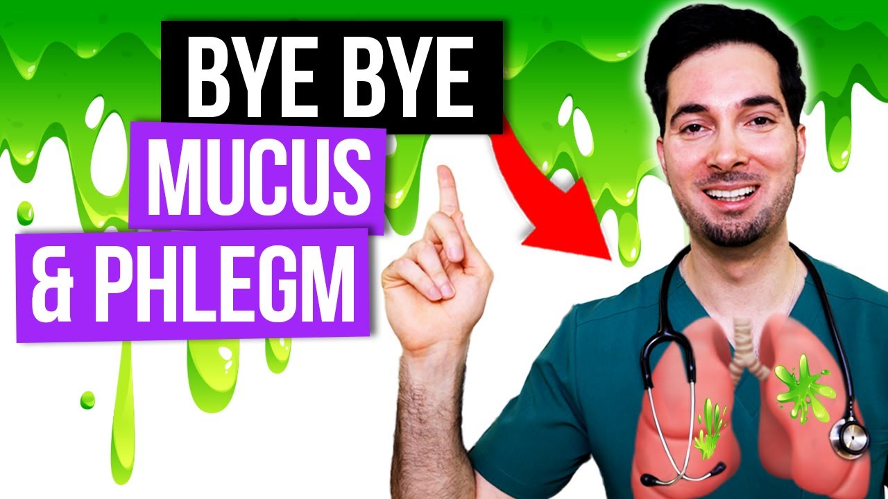 How to clear mucus from your lungs and throat with phlegm removal