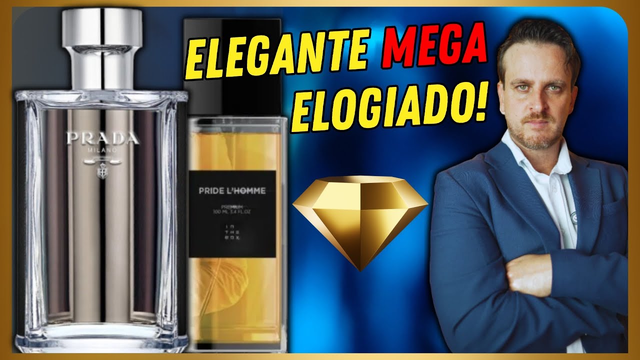 LEMBRA Pefume IMPORTADO ELGANTE e MEGA ELOGIADO! PRIDE L´HOMME - IN THE BOX |CLONE do PRADA L´HOMME?