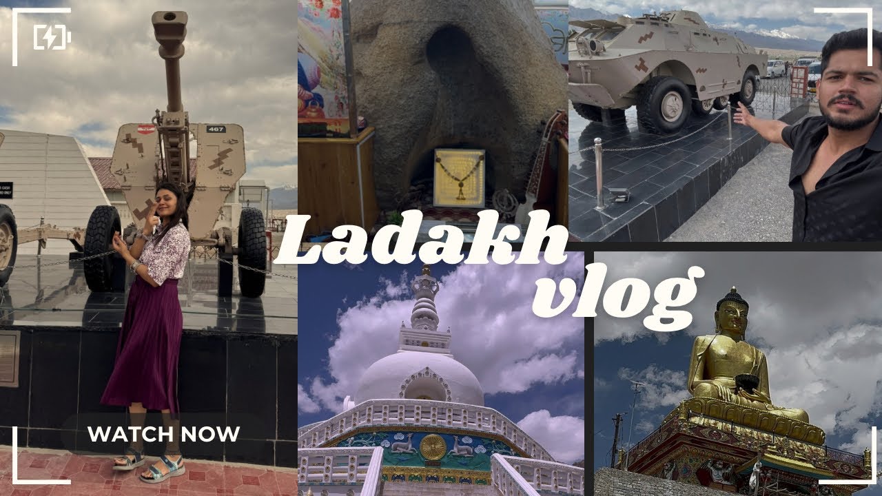 Ladakh Trip Day 4 All About Leh | buddha statue |Shanti Stupa | Hall of the Fame | Proud Indian army