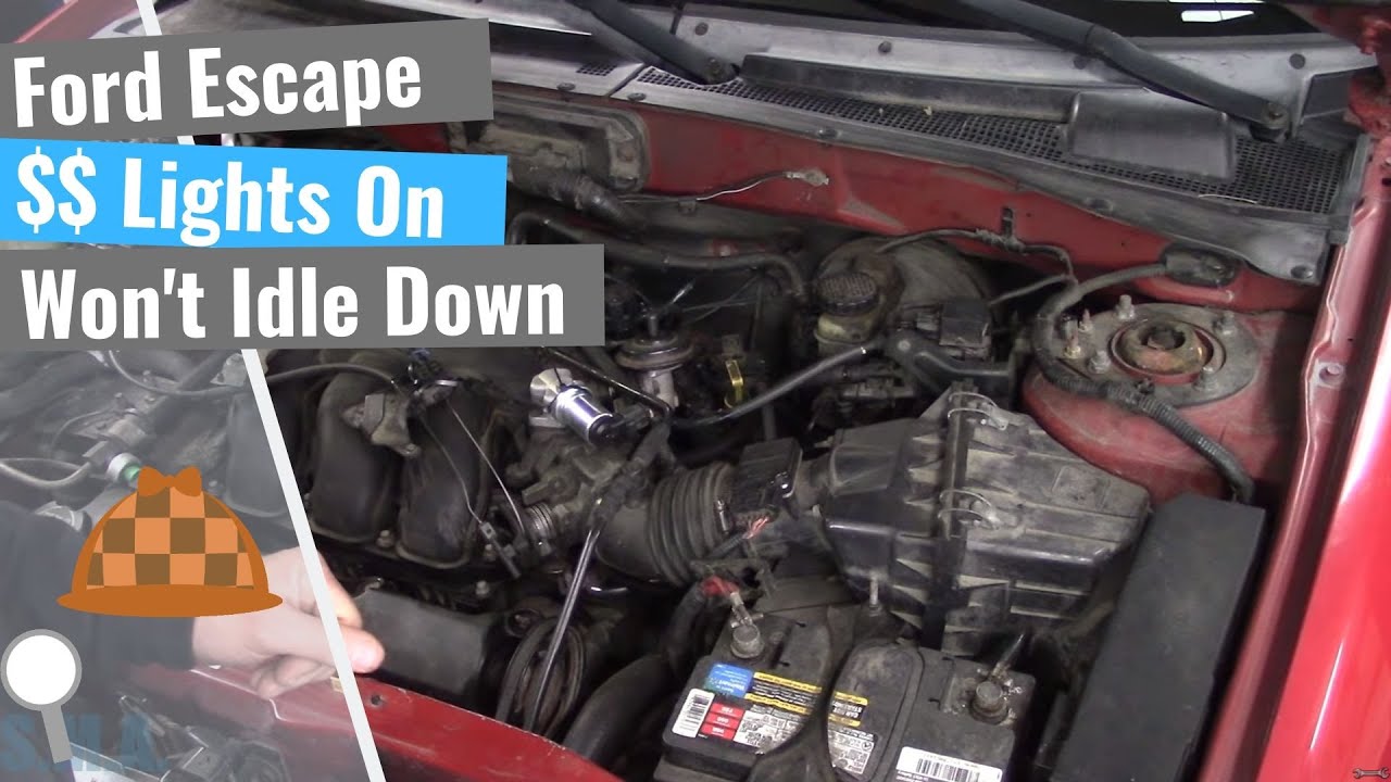 Ford Escape:  P1506: Idle Air Control Overspeed Error