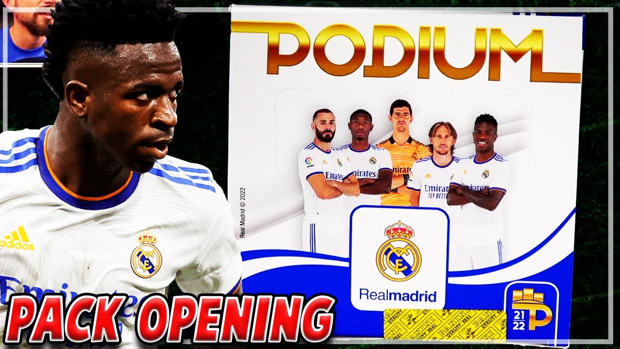 REAL MADRID MEGA BOX PODIUM 2022 😱🔥 PANINI PACK OPENING