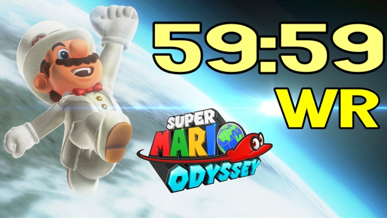 FIRST EVER Super Mario Odyssey Speedrun in UNDER 1 HOUR! (1P World Record on March 23rd / 2019)