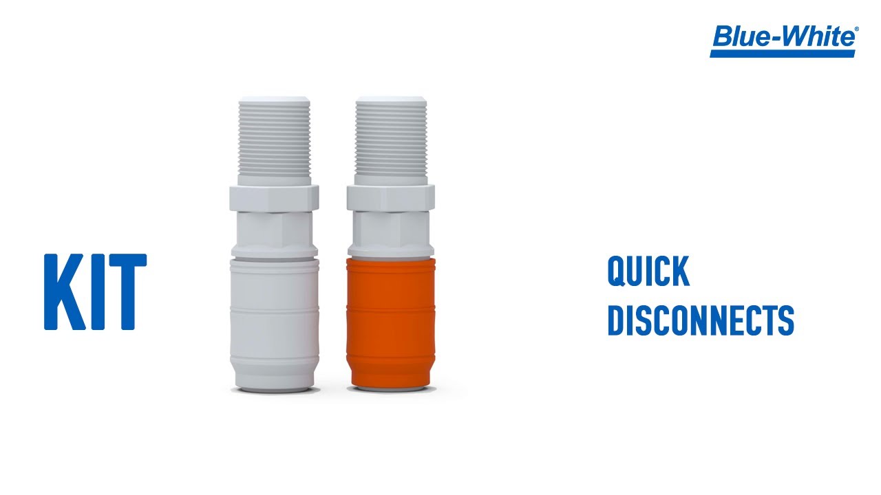 Quick Disconnects for Blue-White Flex-Pro® Peristaltic Metering Pumps
