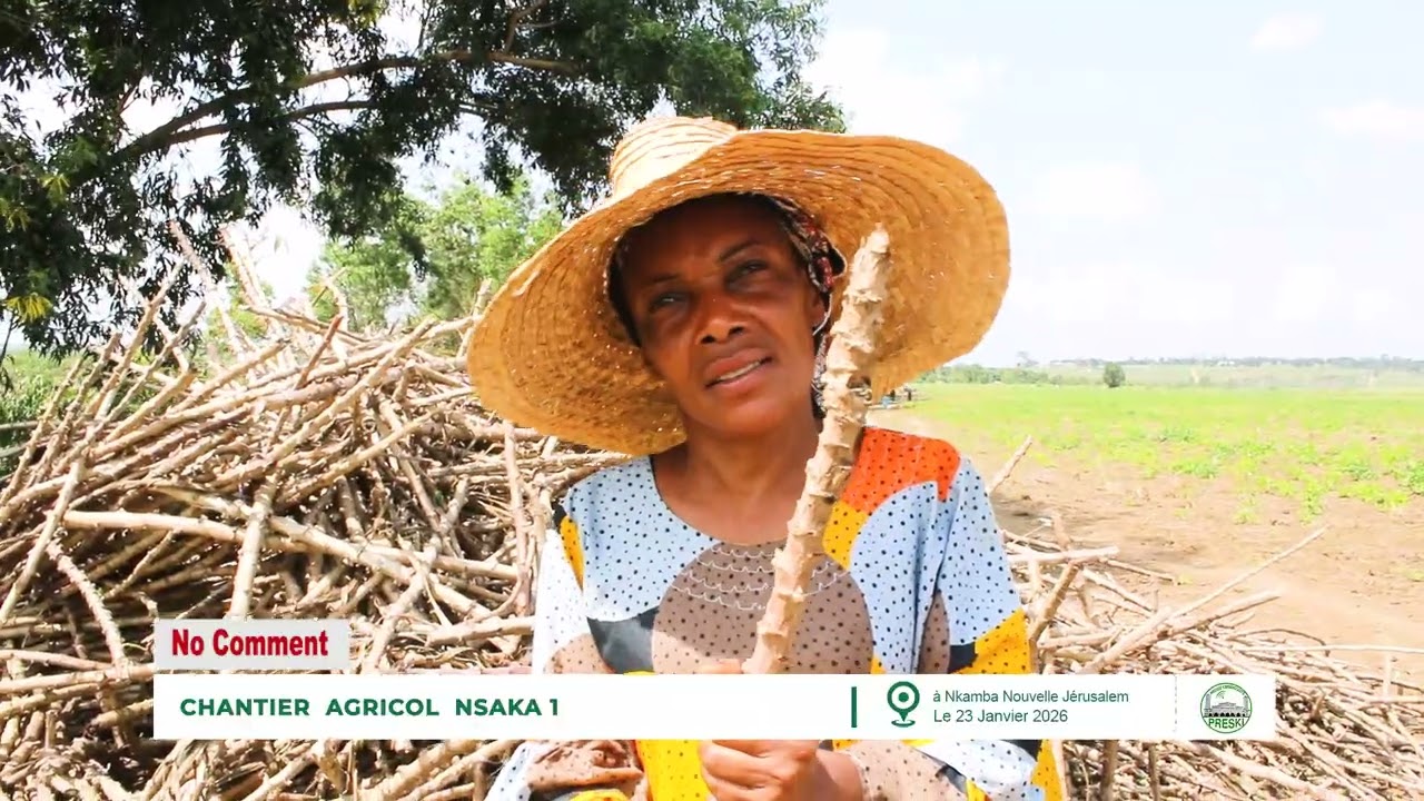CHANTIER AGRICOL NSAKA 1 LE 23 JANVIER 2026  LABOUR  ET SARCLAGE