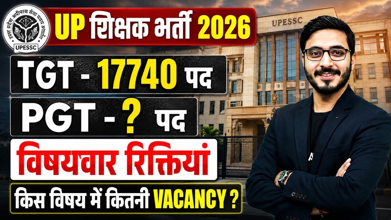 UP Teacher Vacancy 2026 | UP TGT PGT New Vacancy 2026 | UP TGT PGT Latest News Today