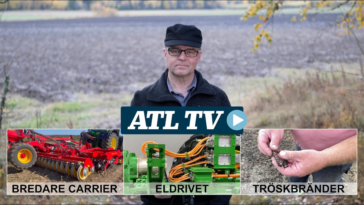 ATL TV: Bredare kultivator från Väderstad • Elmia prisar el i växellådan