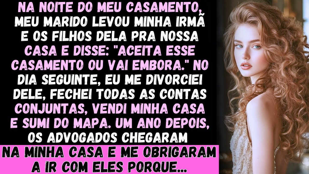 Na noite do meu casamento, meu marido trouxe minha irmã e os filhos dela pra casa e disse: ‘Aceita e