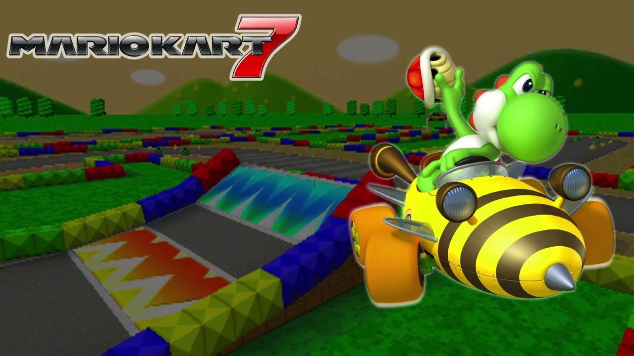 SNES Mario Circuit 2 - Mario Kart 7 (Slowed Down)