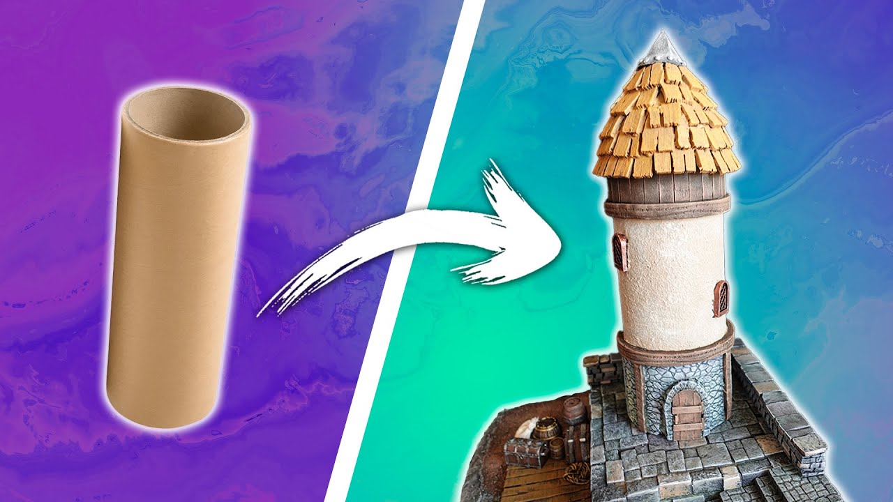 🏰 Я сделал СРЕДНЕВЕКОВУЮ БАШНЮ из мусора всего за ОДИН день!