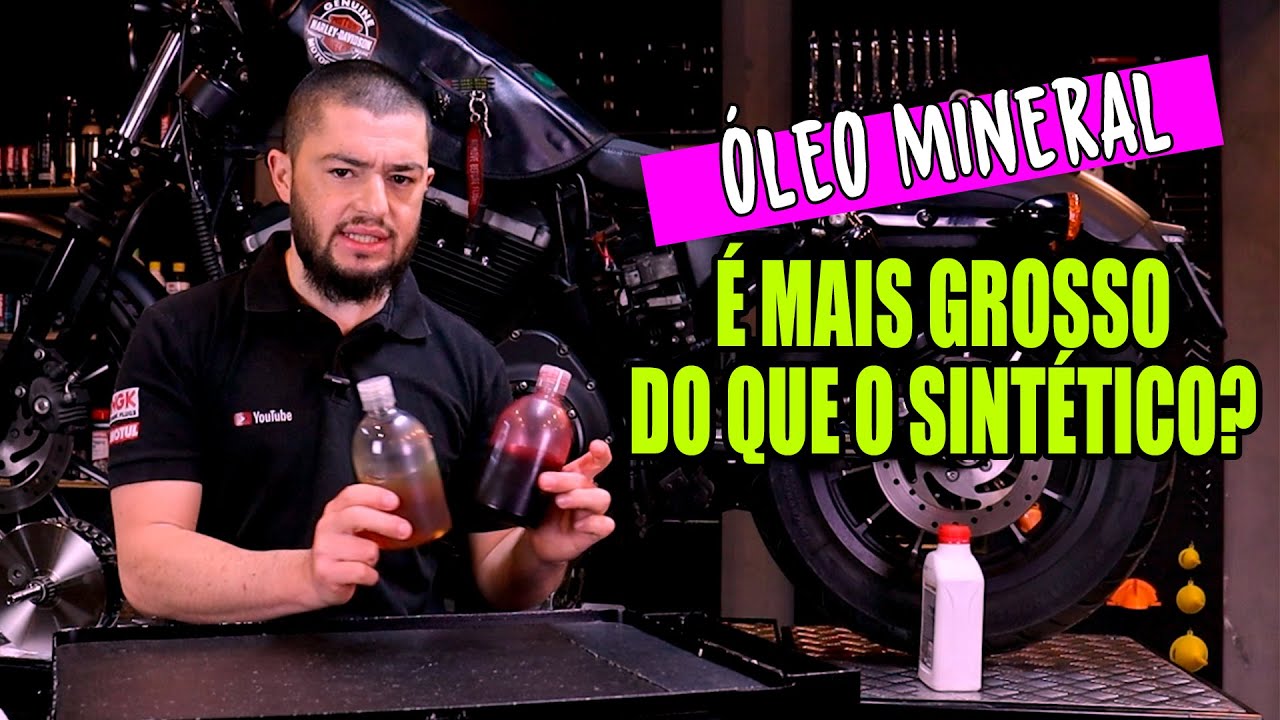 Óleo mineral é melhor para sua Harley?