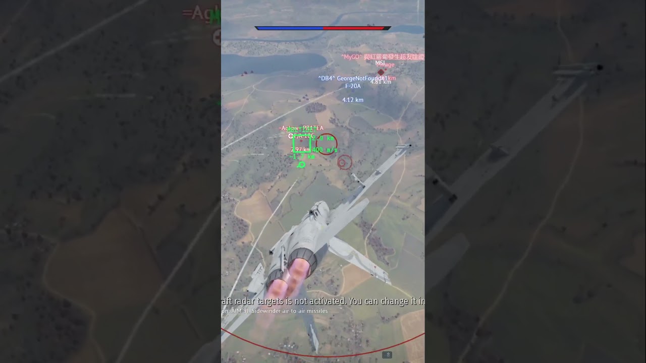 F-18A AIM-9L Great Double Kill – War Thunder Highlights 
