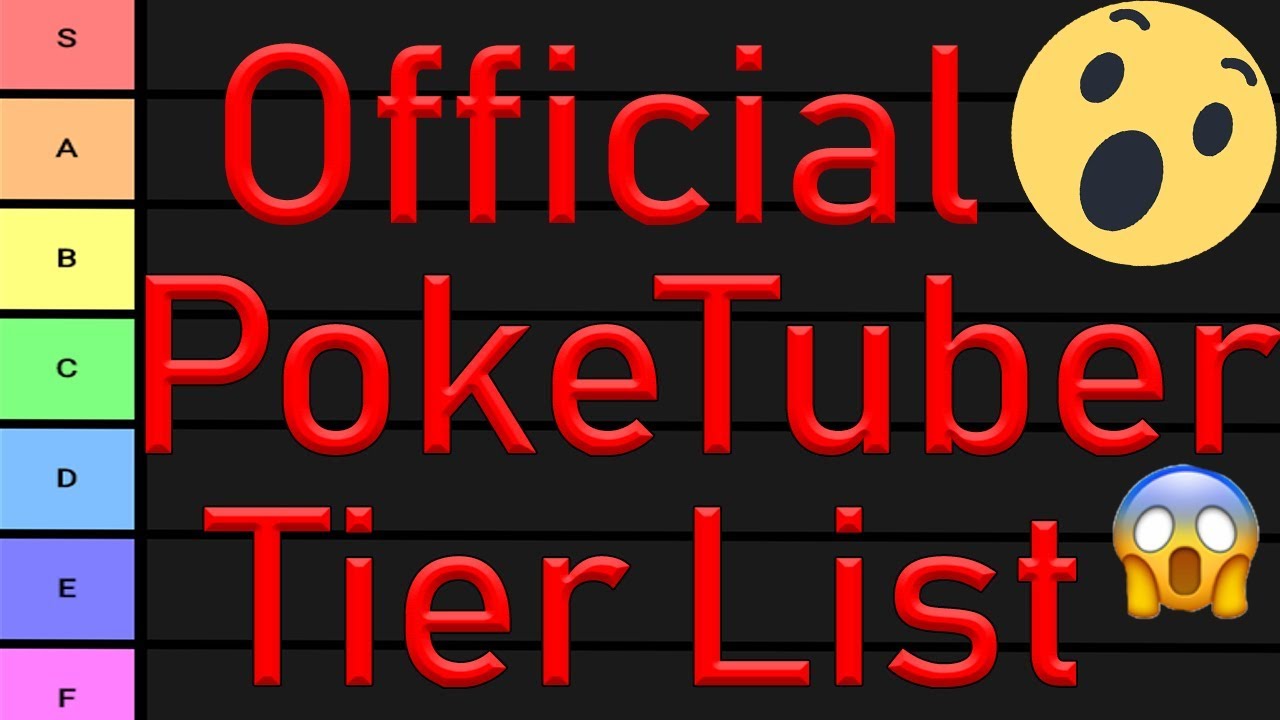 OFFICIAL POKETUBER TIERLIST 100 SUBSCRIBER SPECIAL (MUST WATCH NOT FAKE)