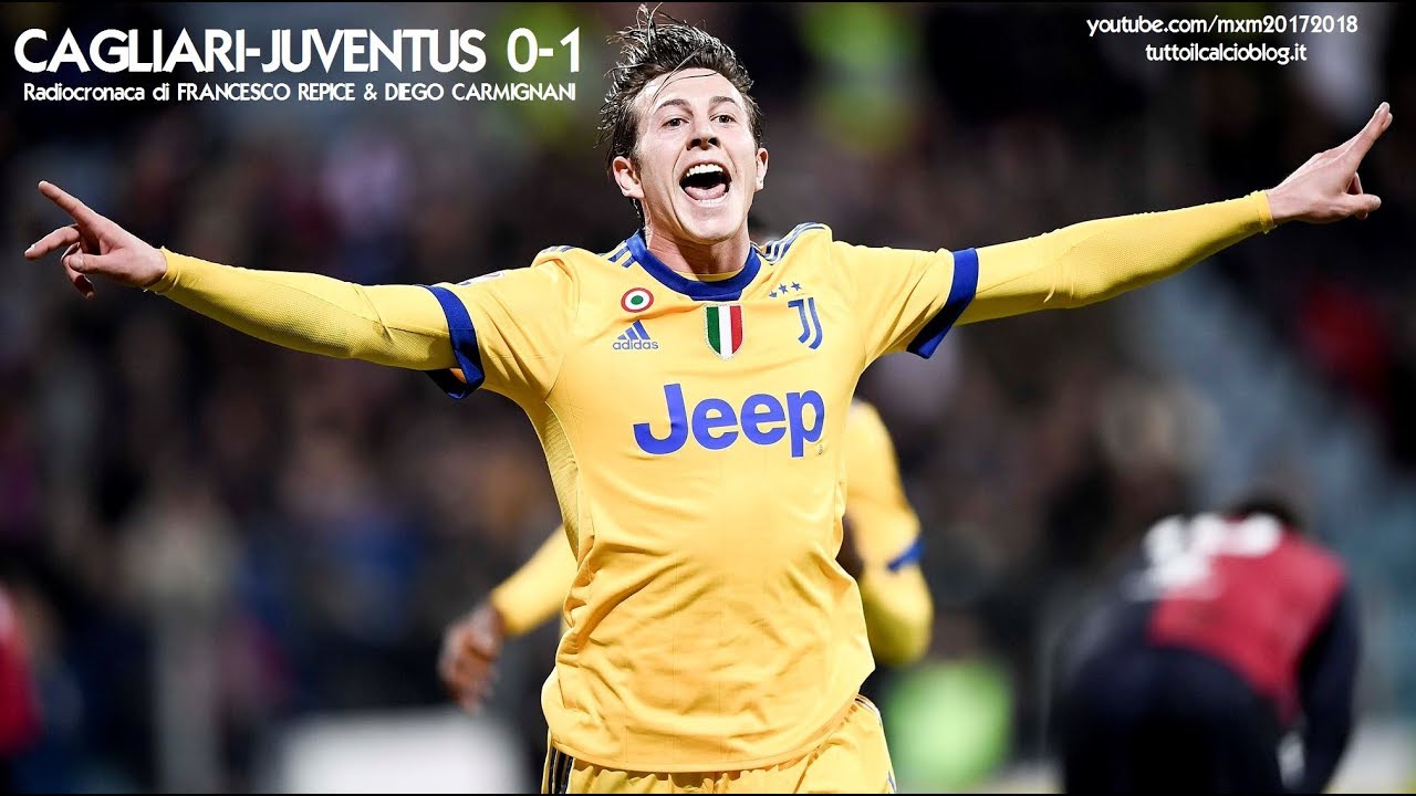 CAGLIARI-JUVENTUS 0-1 - Radiocronaca di Francesco Repice & Diego Carmignani (6/1/2018) Rai Radio 1
