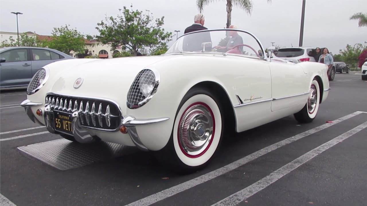 Rare Polo White 1955 Chevrolet Corvette C1