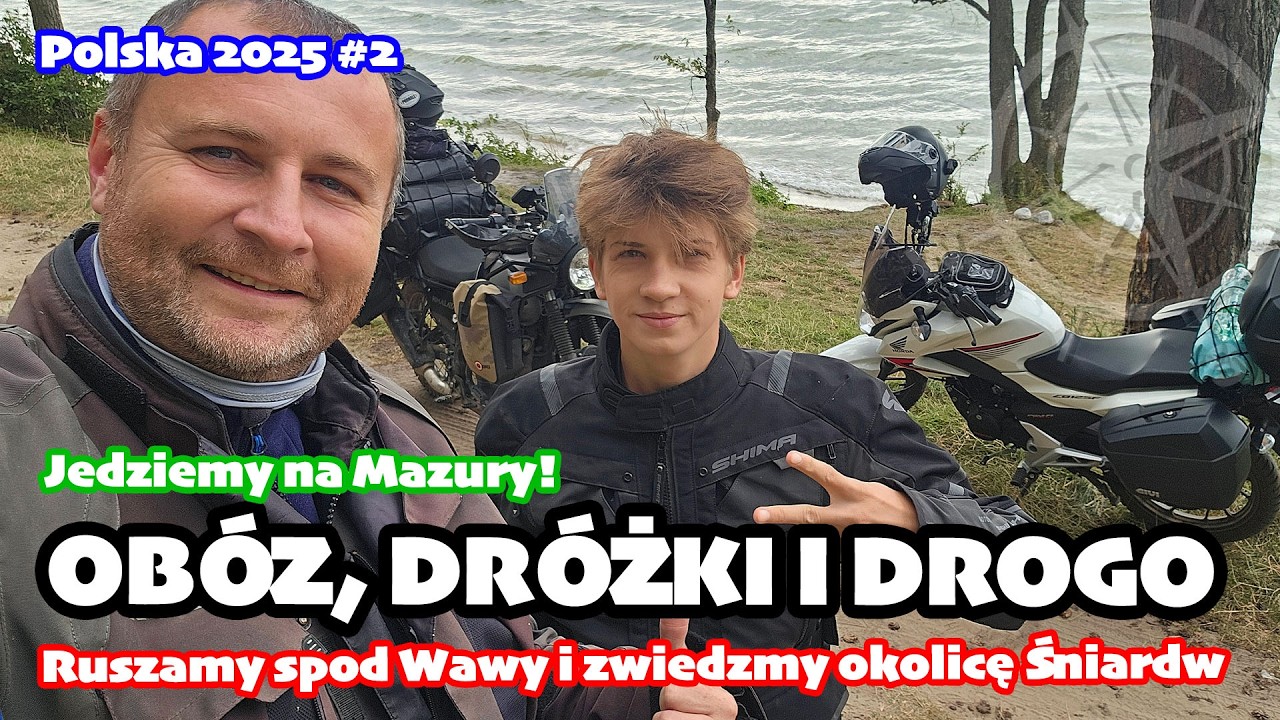 Przez obóz w Treblince i mazurskie ścieżki. Noclegi drogie | Polska motocyklem 2025 odc. 2