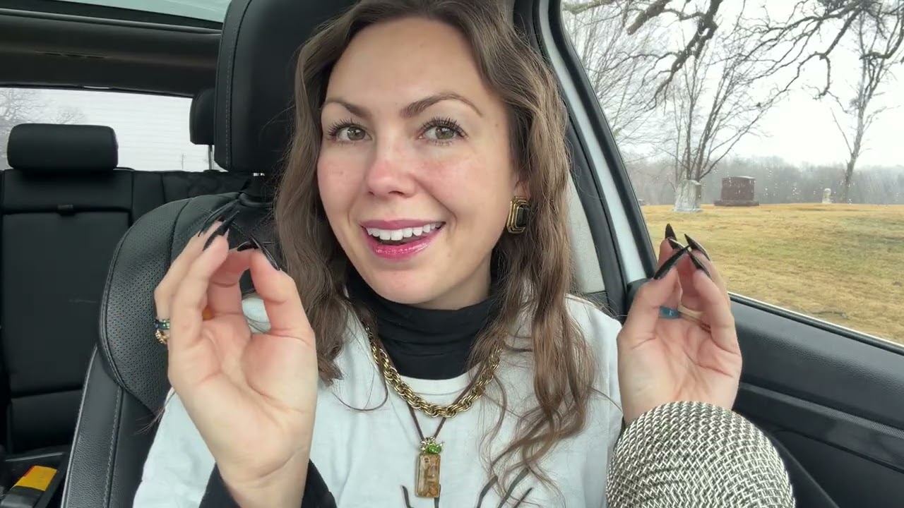 asmr/ the BEST gentle mic scratching + rambles🤫  (antique store finds)