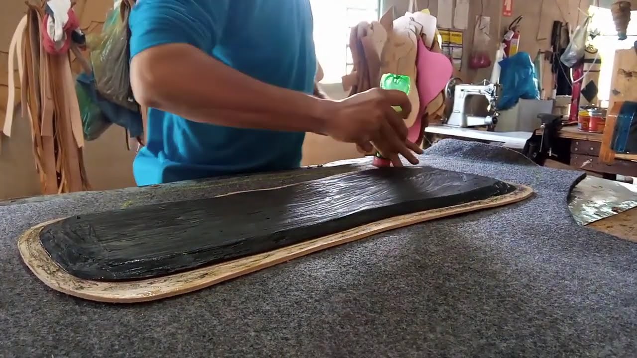 como fazer o suador de feltro do arreio rabo de pato