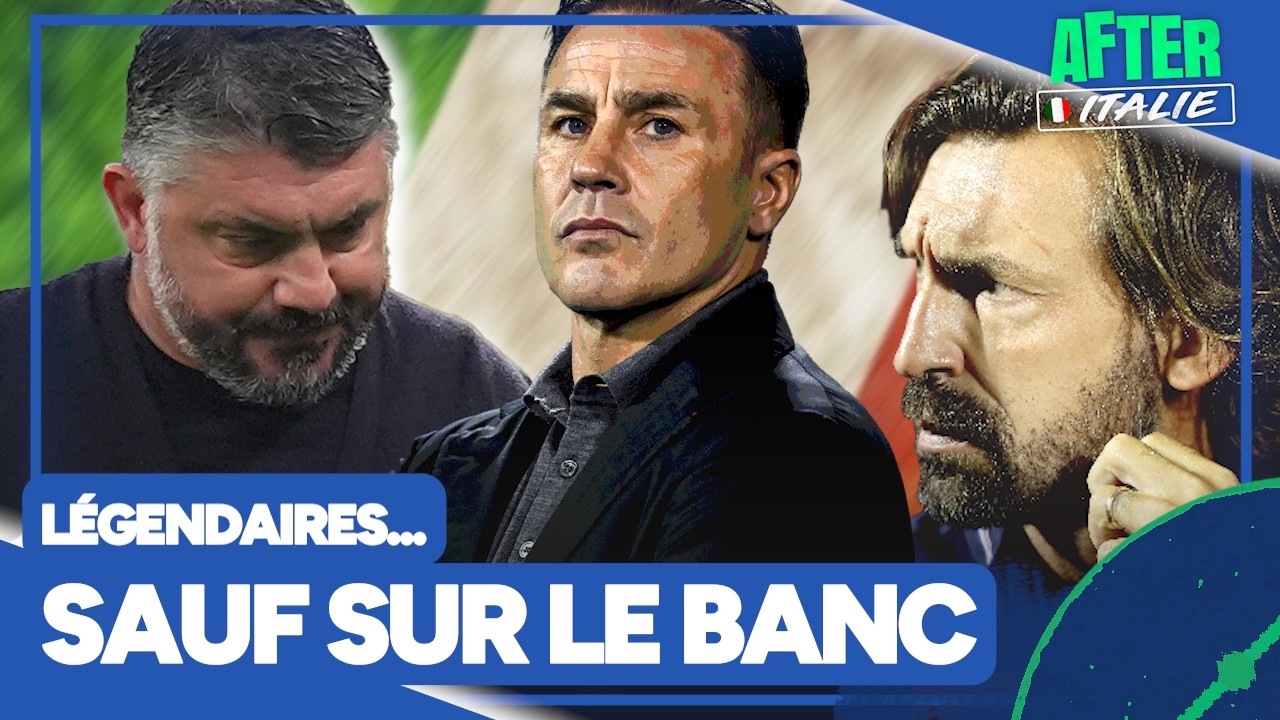GATTUSO, PIRLO, CANNAVARO... Champions sur le terrain, décevants sur le banc ?