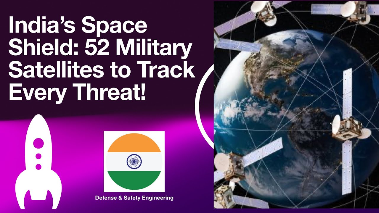India&rsquo;s Space Shield: 52 Military Satellites to Track Every Threat!