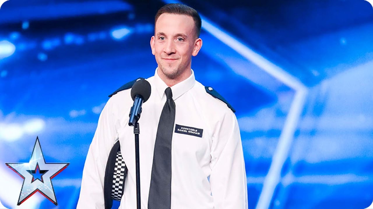 Констебль Дэн Грэм зажигает | Неделя прослушиваний 1 | Britain&rsquo;s Got Talent 2017