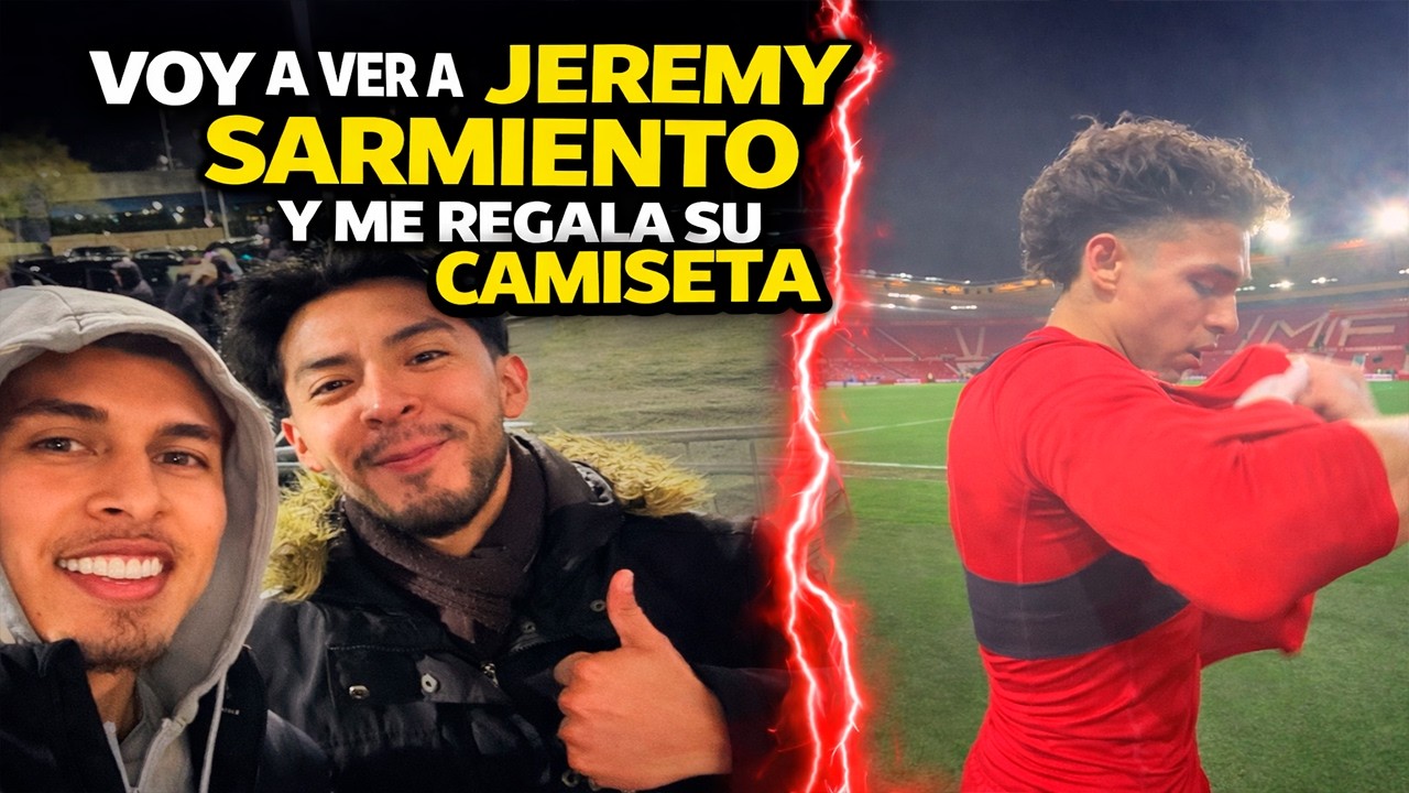 VOY A VER A JEREMY SARMIENTO Y ME REGALA SU CAMISETA 🔥 | EPIC VLOG XDOTES