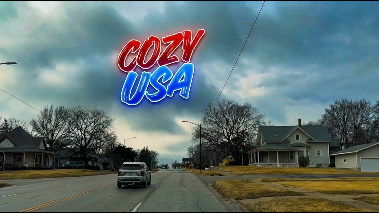 Why Everyone is Leaving Small Towns? | Pratt, Kansas | Cozy Driving ASMR