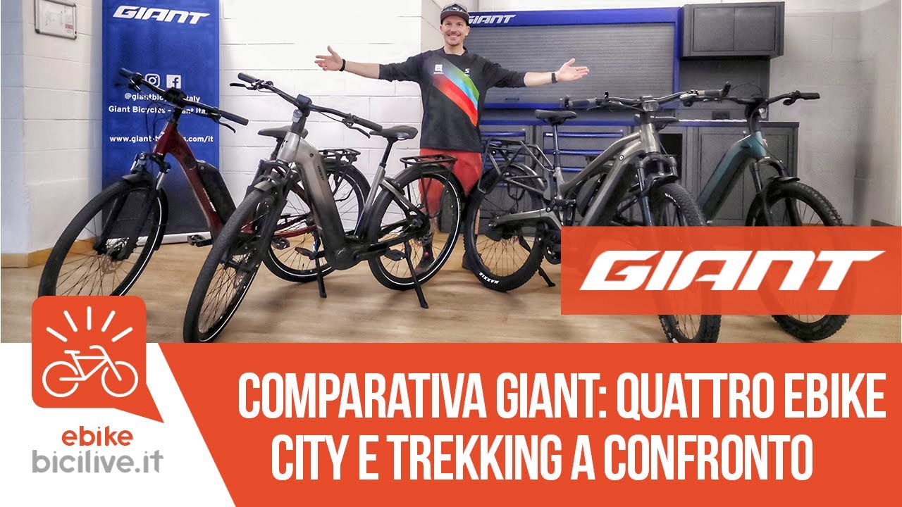 Comparativa ebike GIANT Trekking e City: capiamo le differenze