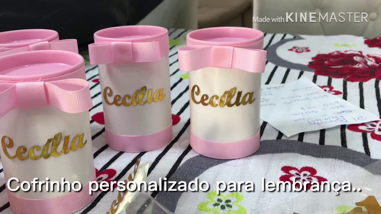 Cofrinho personalizado para lembrança ..