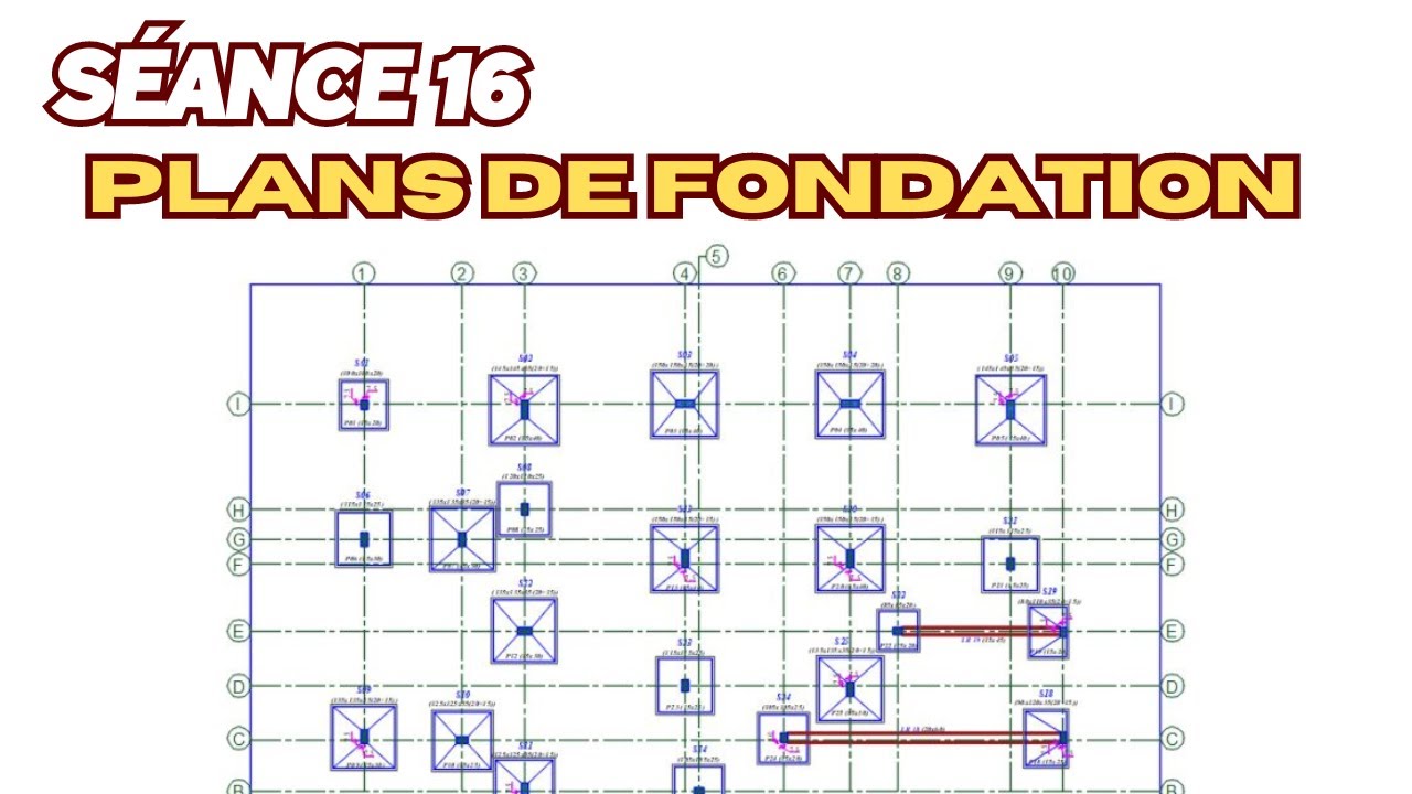 Formation ARCHICAD (16  Les plans de fondation)