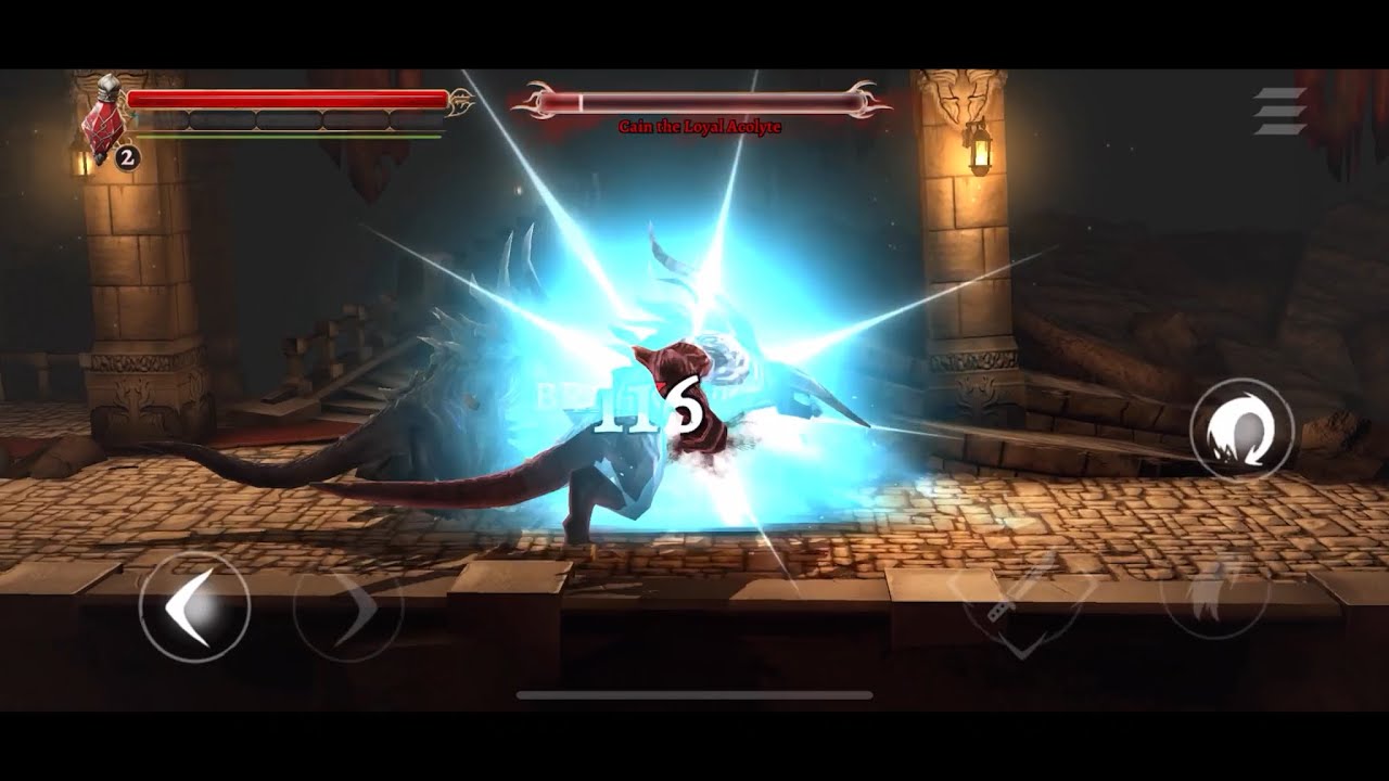 Grimvalor, Level 1, No damage, Boss Fight, Act II