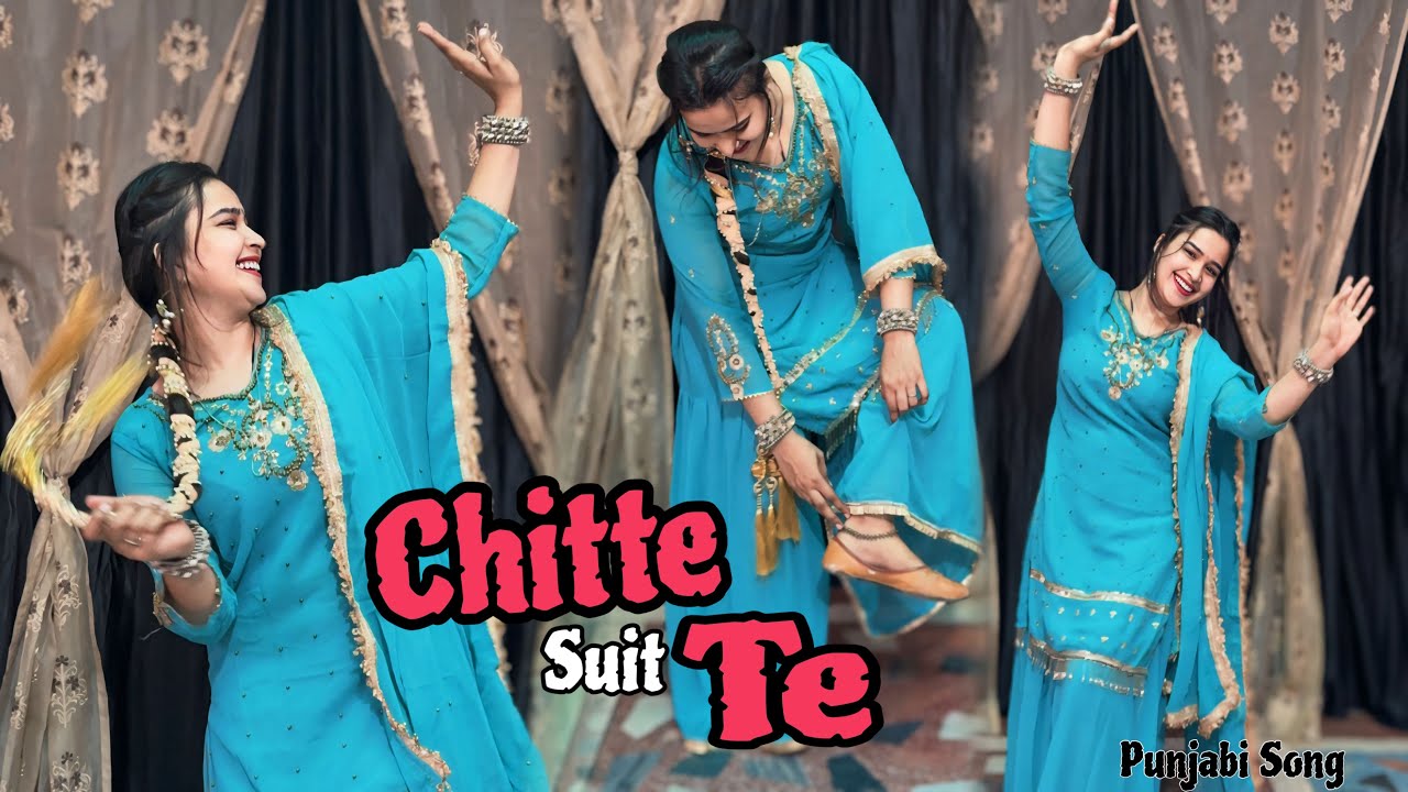 Chitte Suit Te Daag Pe Gaye : Dance Video / Best Punjabi song ; Geet Gaildar #punjabisong #dance 