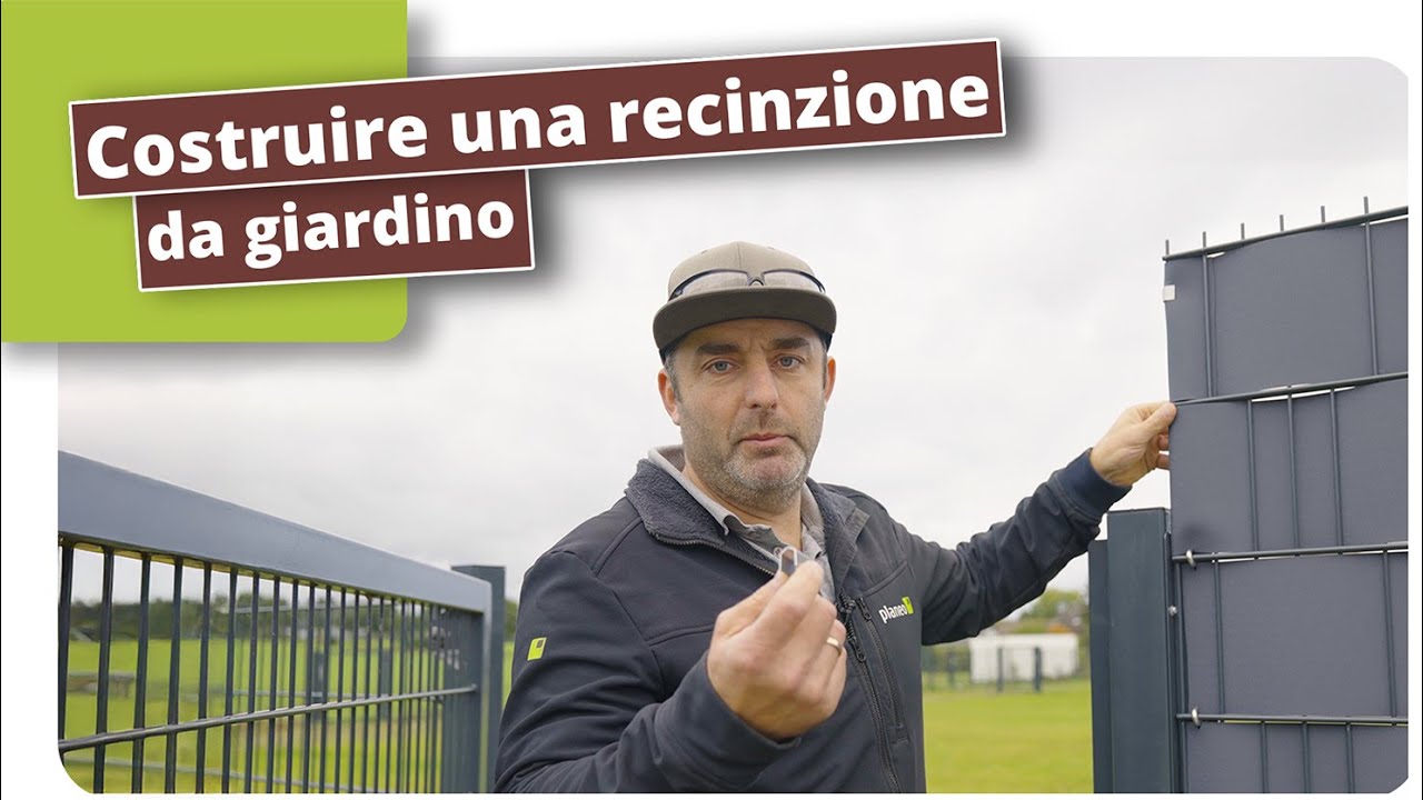 Recinzione a pannelli e cancello da giardino con lamelle oscuranti – Guida all'installazione